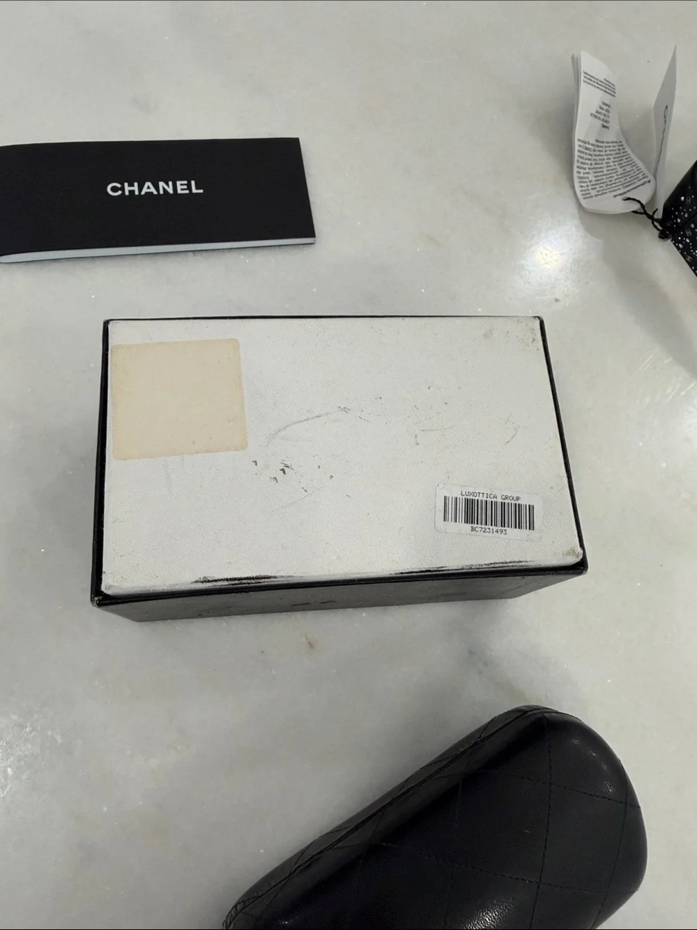 CHANEL Black Women's Sunglasses with Studded Temple Detail brand new with box
